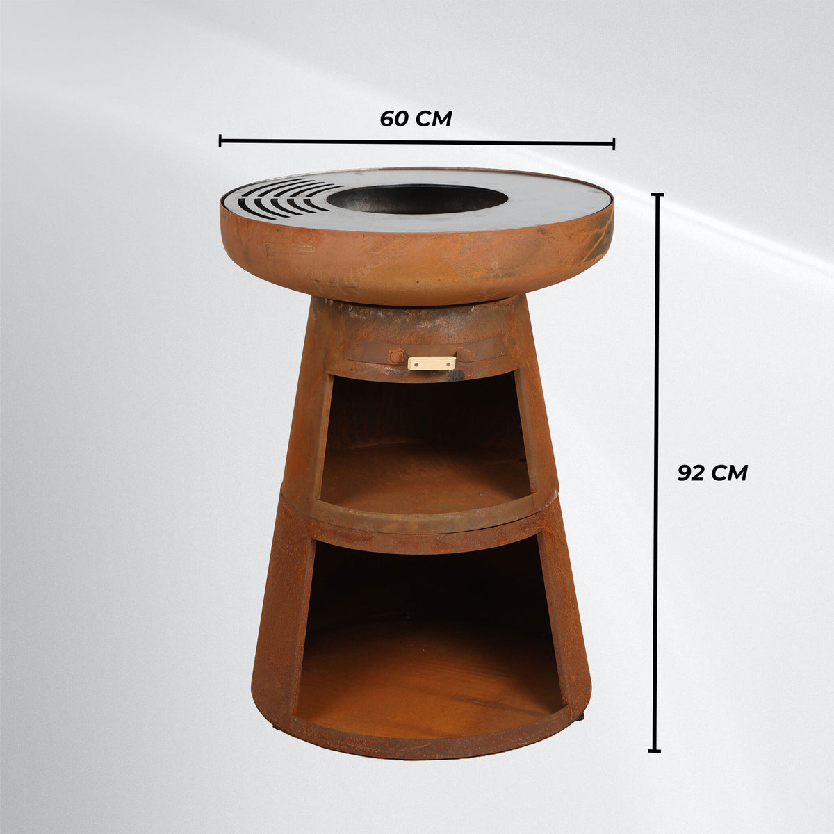 
              Limousin Brasero BBQ oxidado