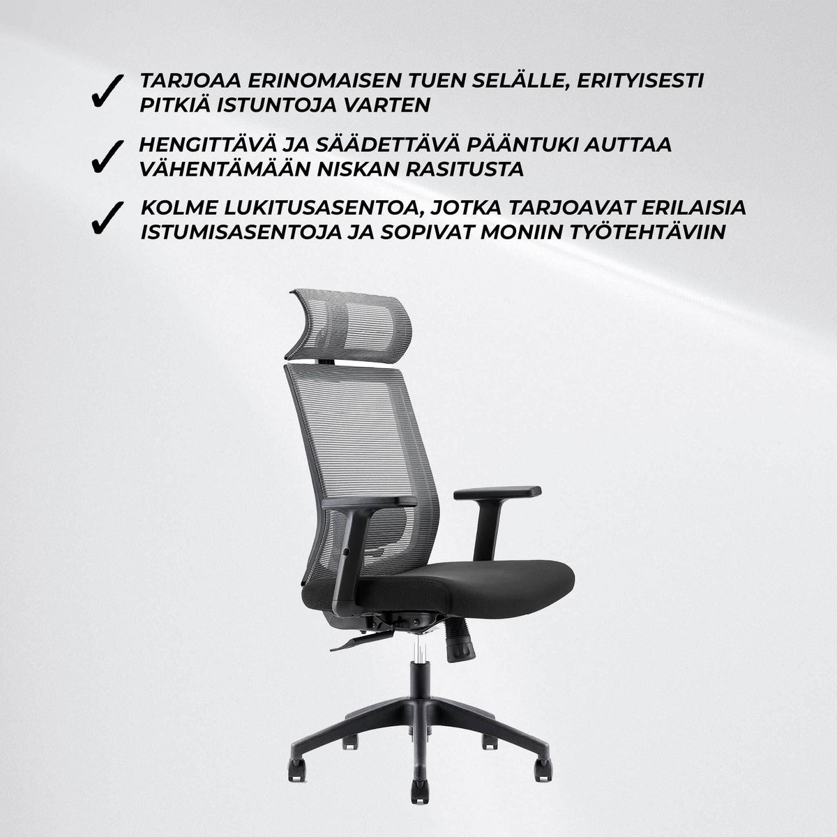 
              Lykke Toimistotuoli Comfort