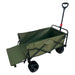 Fornorth Carrello da Giardino 115x61x105cm 100kg, oliva