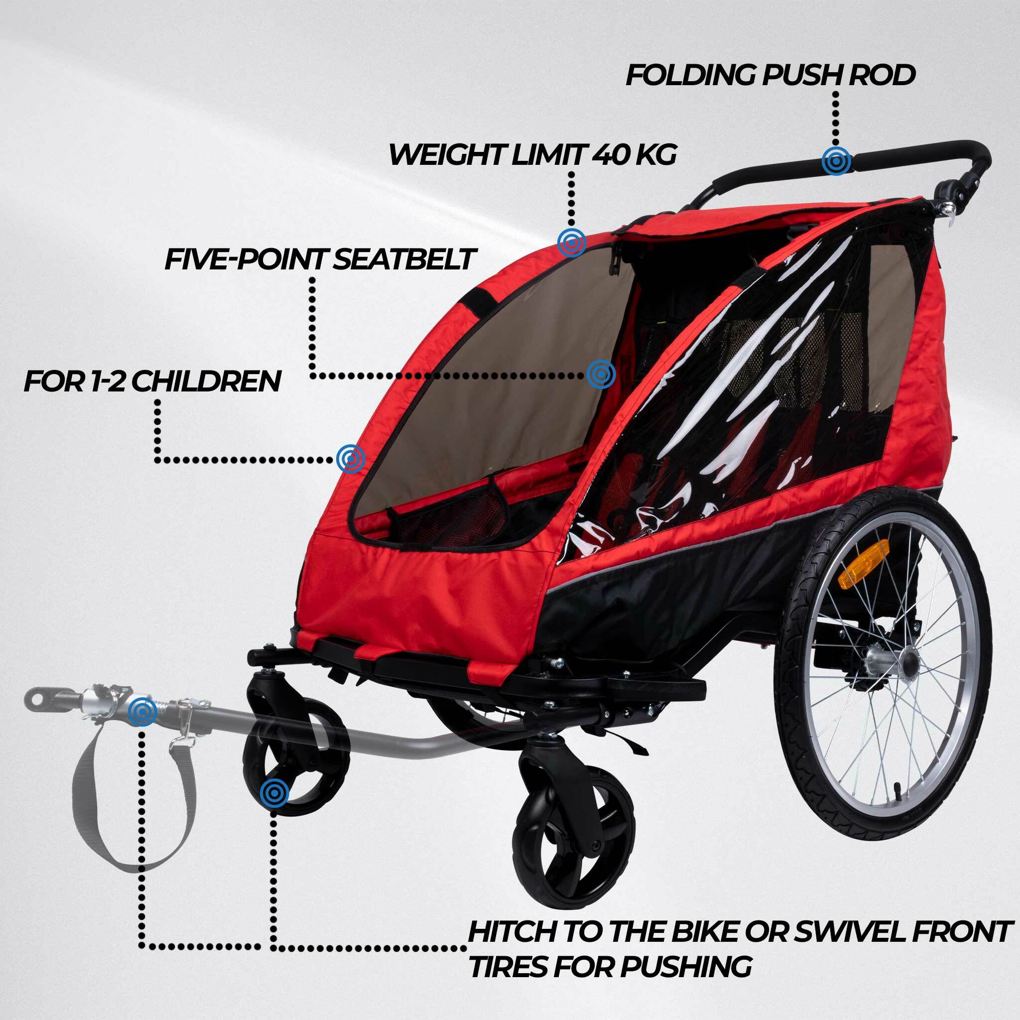 db fahrradanhänger Trekker Fahrradanhänger für 1-2 Kinder Pro - 279,00 EUR