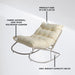Lykke Rocking Chair Fjord, beige