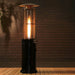 Fornorth Patio Heater Round Tube 11kW gas powered, black