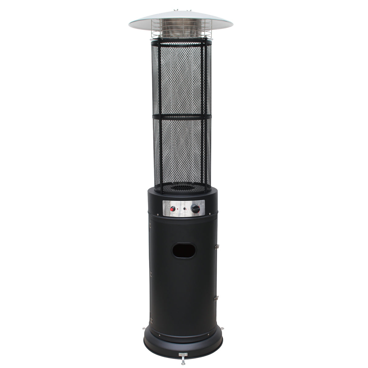 
              Fornorth Chauffage d'extérieur Round Tube 11kW alimenté au gaz, noir