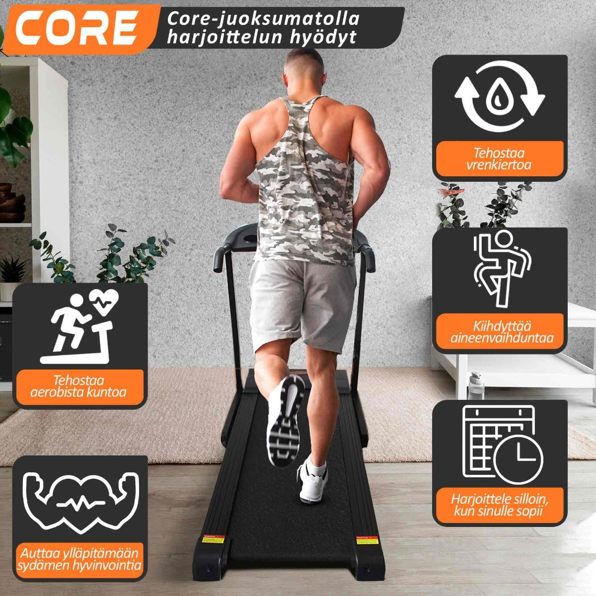 
              Core juoksumatto moottoroitu