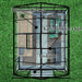Lykke Kasvihuone Glass 8,2m2, musta