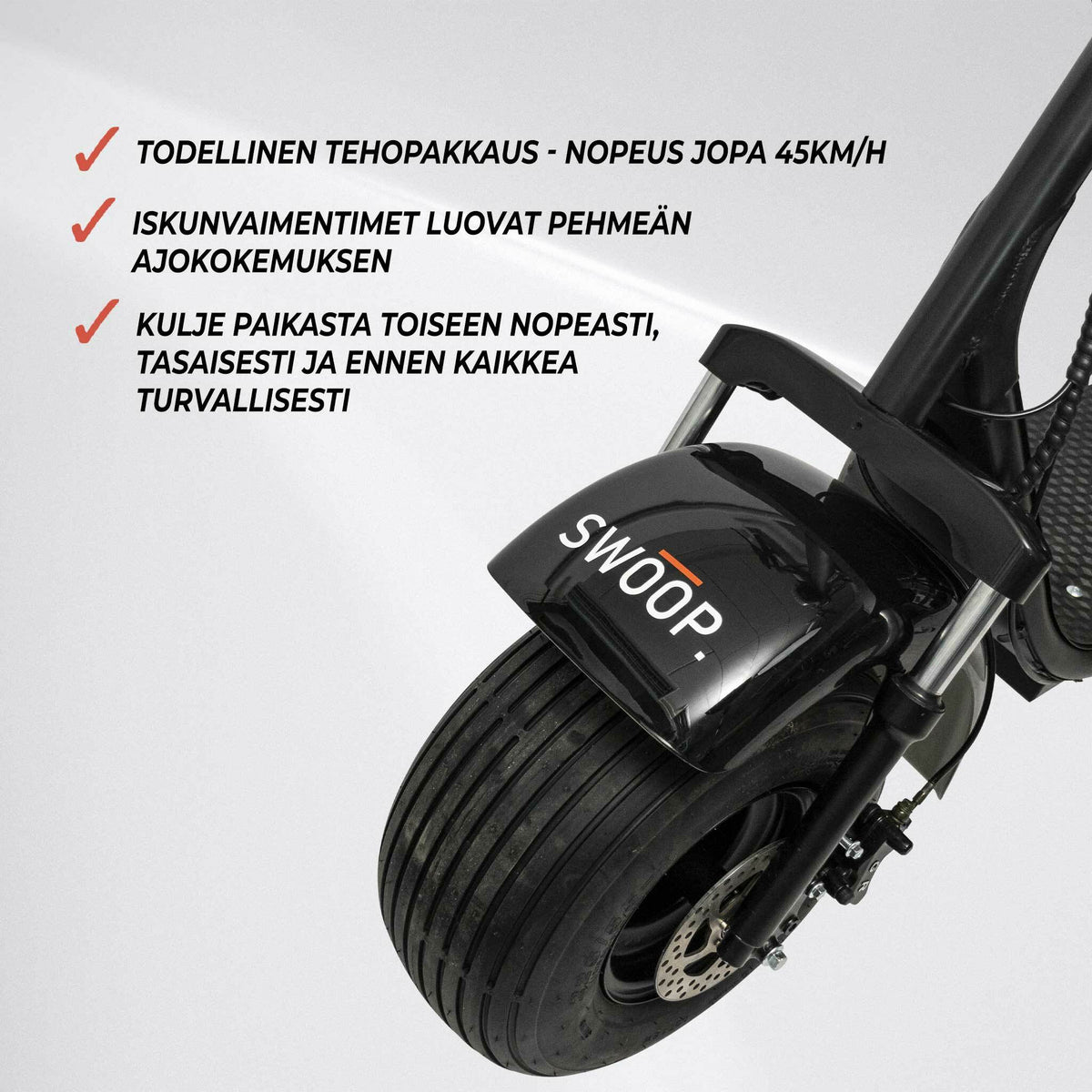 
              Sähköpotkulauta Swoop Kruiser Turbo 2000w