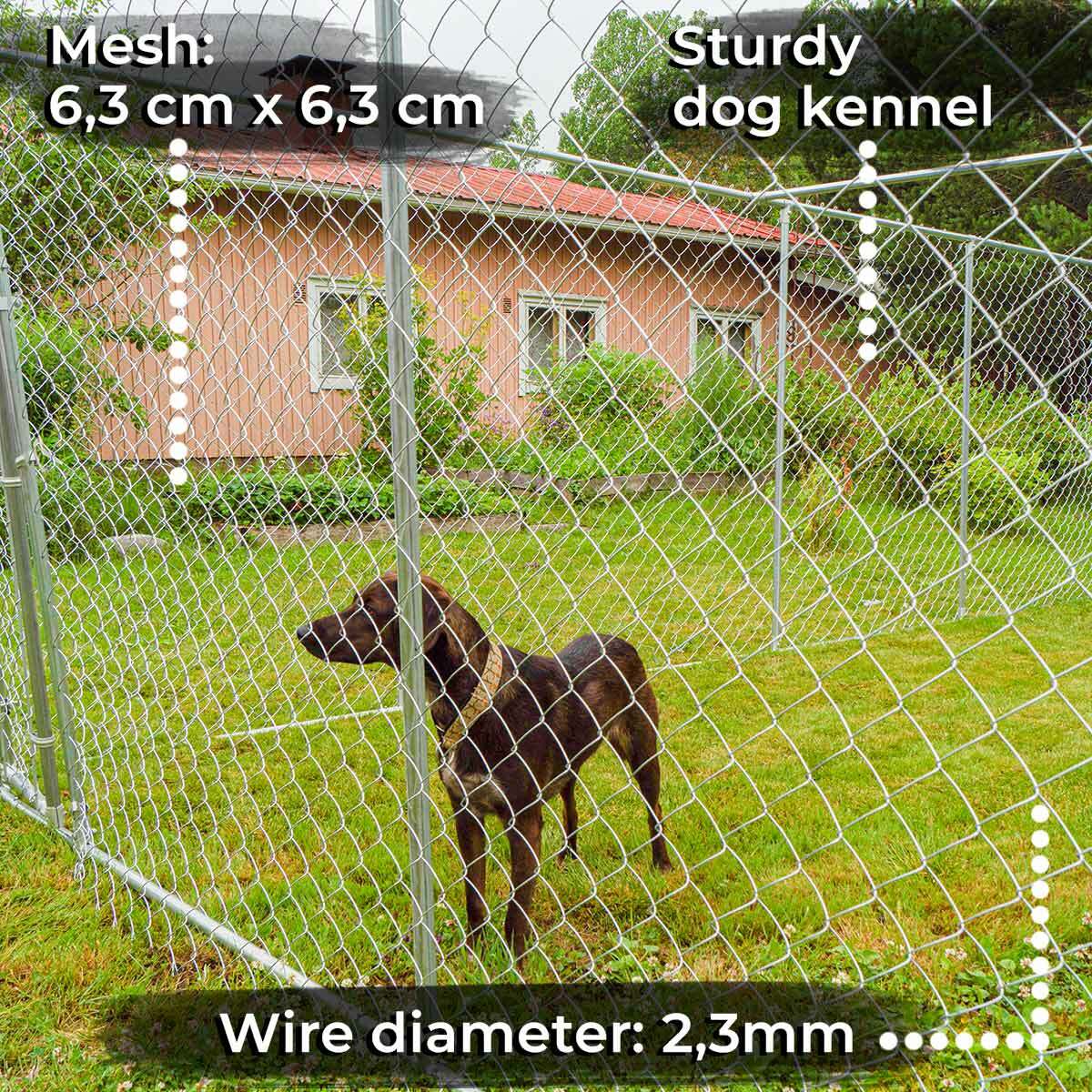 
              Trekker Chenil pour Chiens 6 x 3m