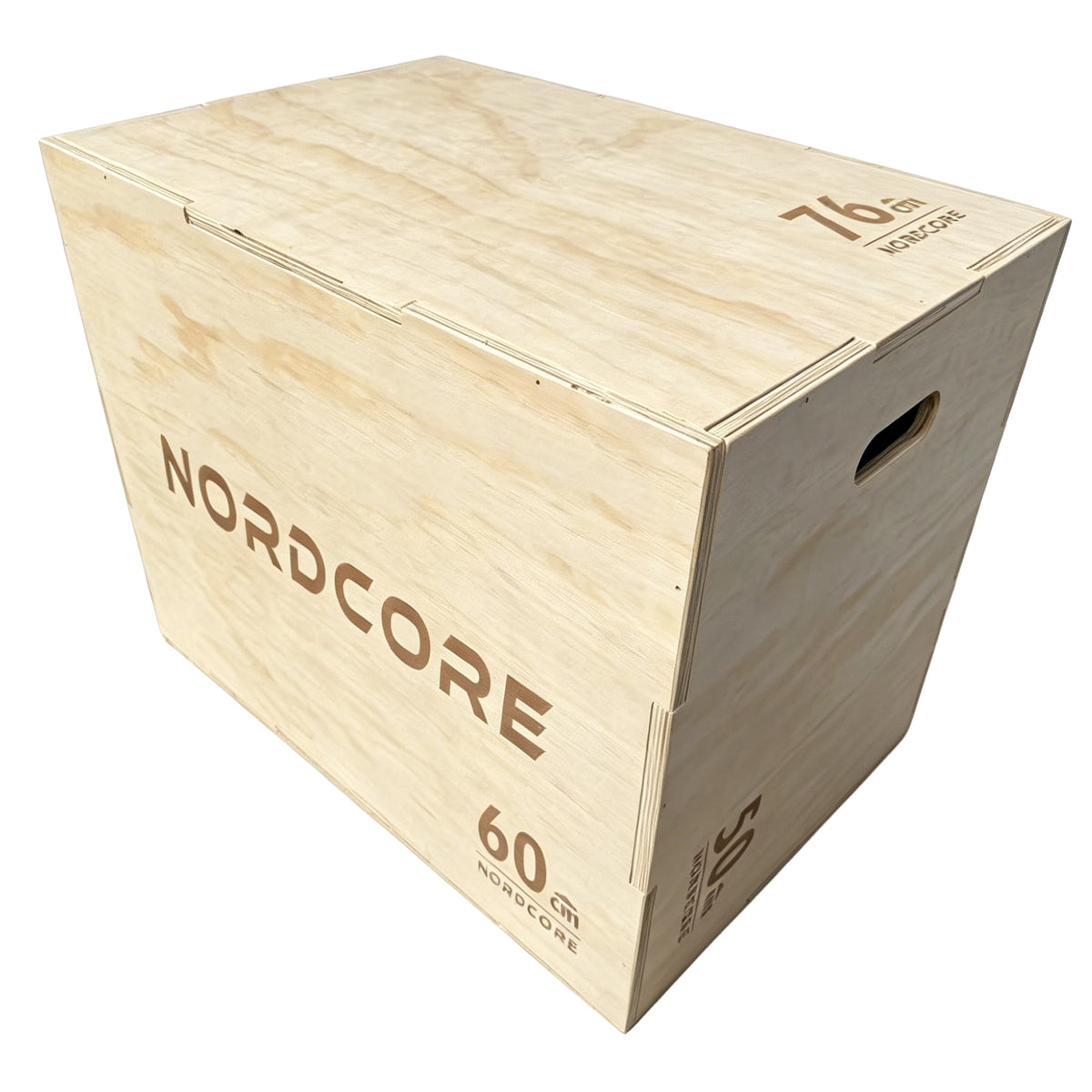 
              Nordcore Plyo Box Wooden 50X60X76CM