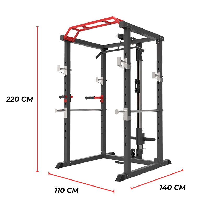 
              Nordcore Power Rack kyykkyhäkki Core 110X140X220 cm