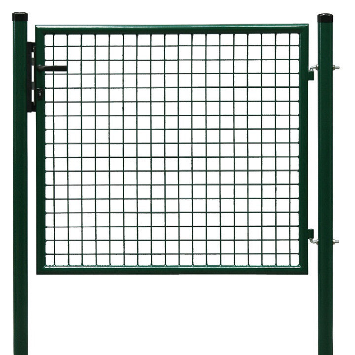 Fornorth Portillon de jardin pour grillage soudé 100x120cm, verte