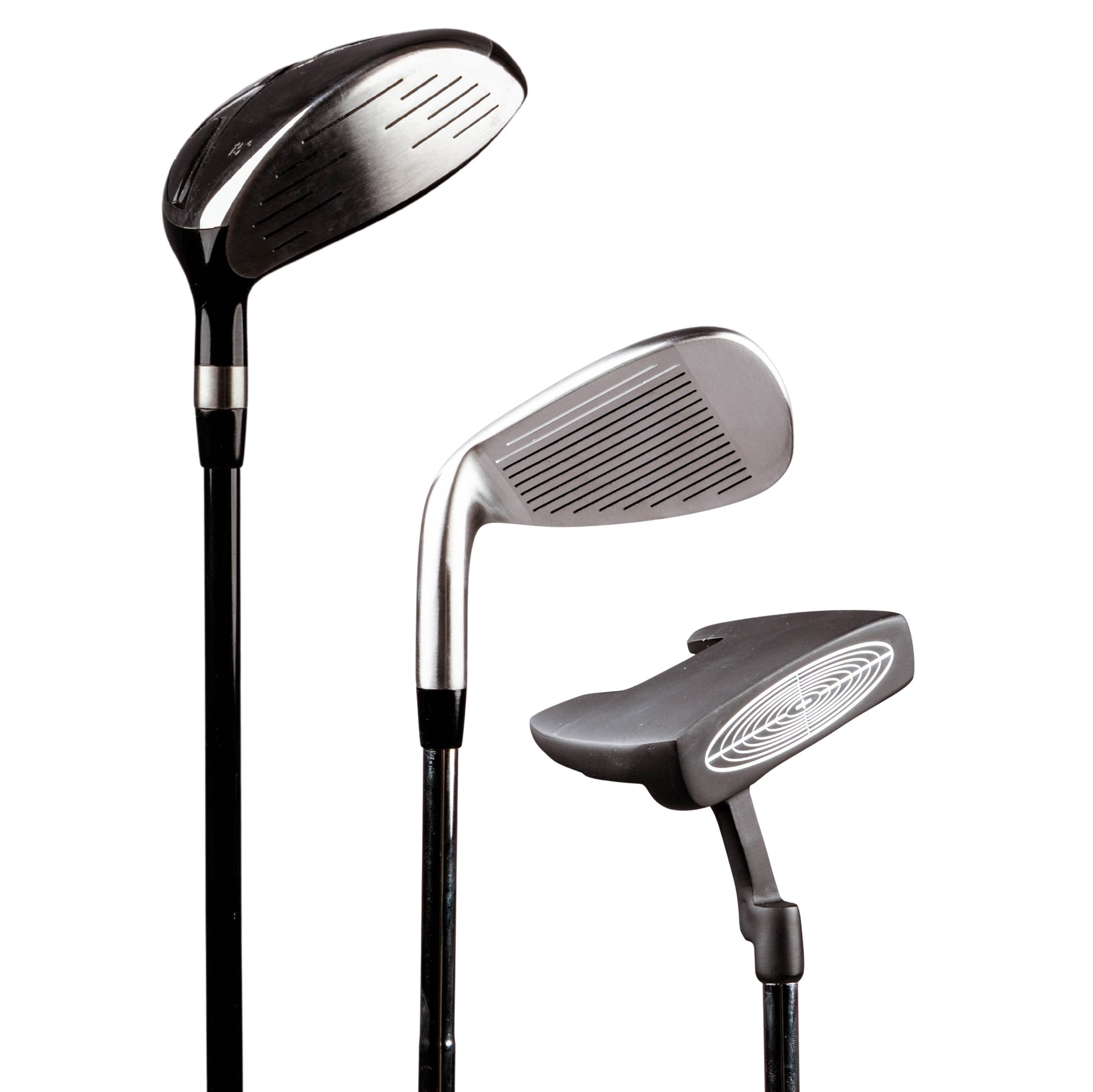 Andux Set di 4 coperture per mazze da golf in nylon e legno Andux Set di 4 coperture per mazze da golf in nylon e legno