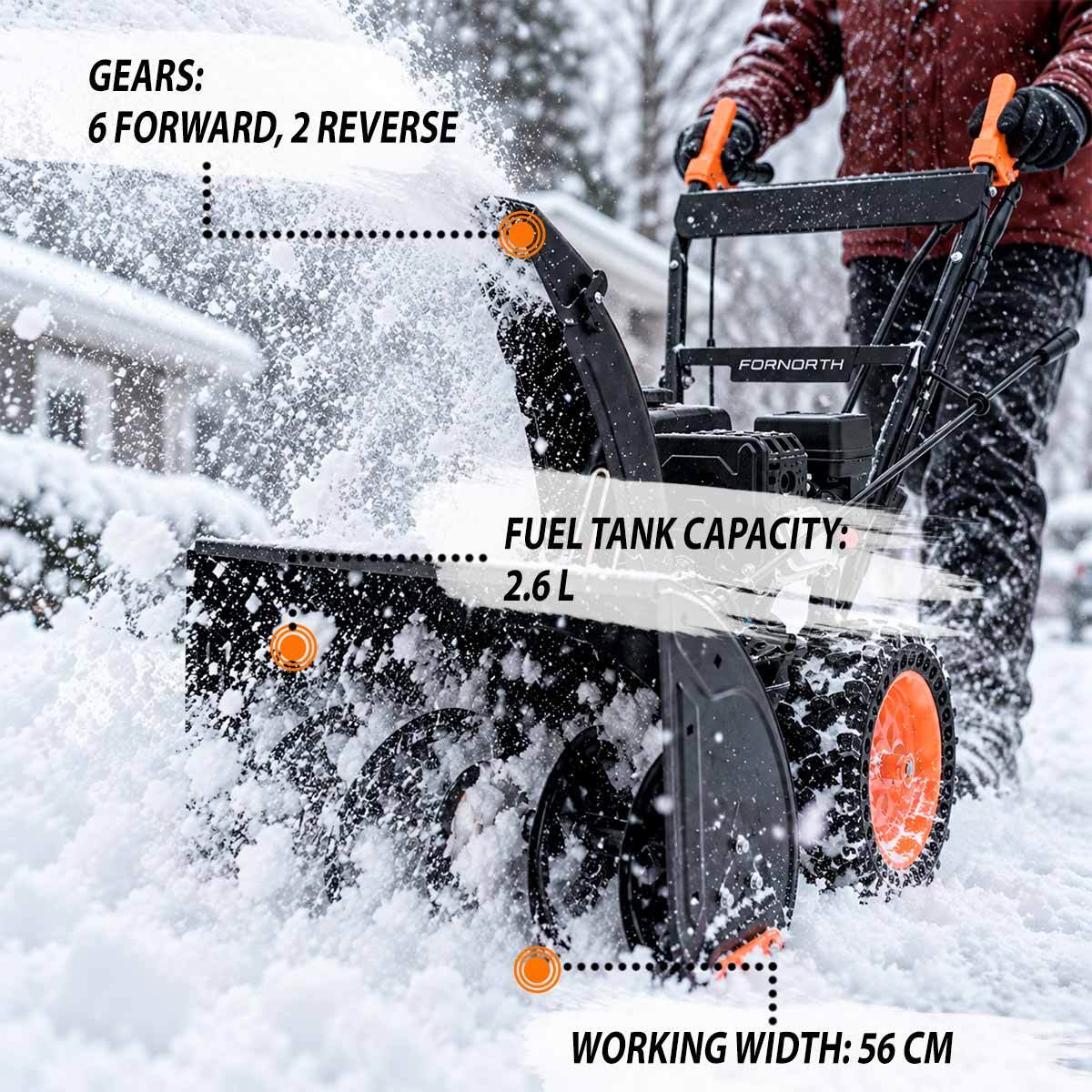 
              Fornorth soplador de nieve S4100