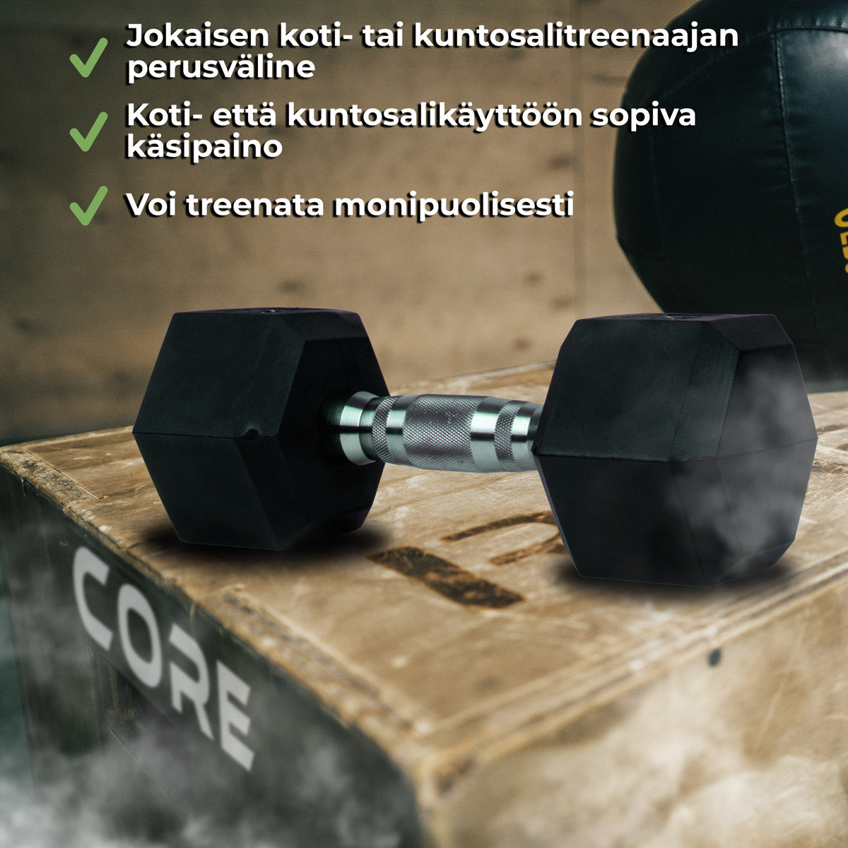 Core Hex Käsipaino  2-50kg