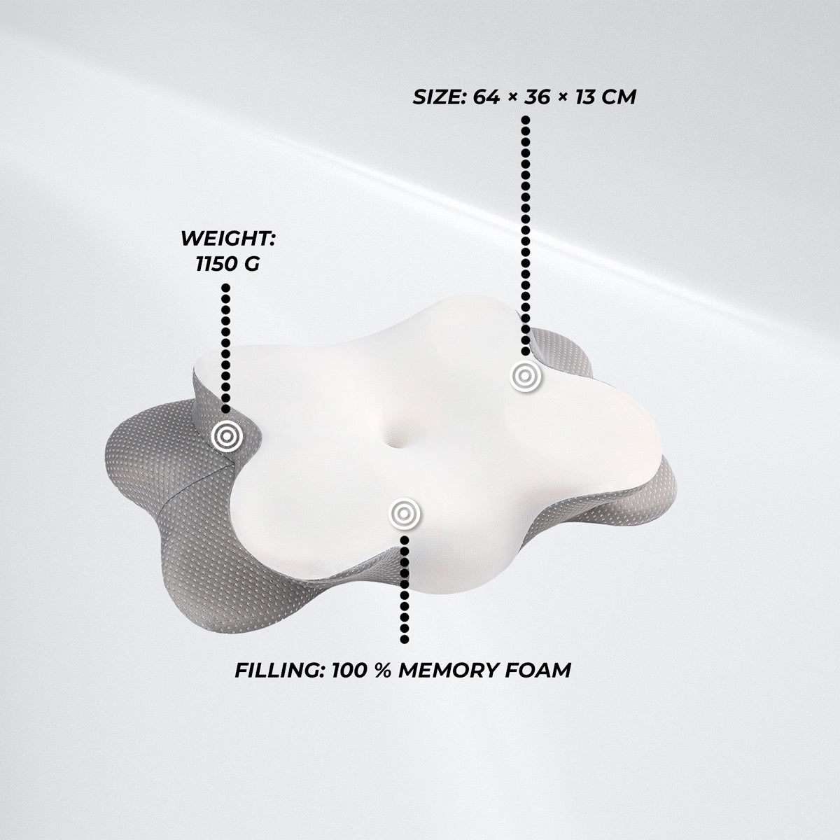 
              Lykke Oreiller Ergonomique Polar