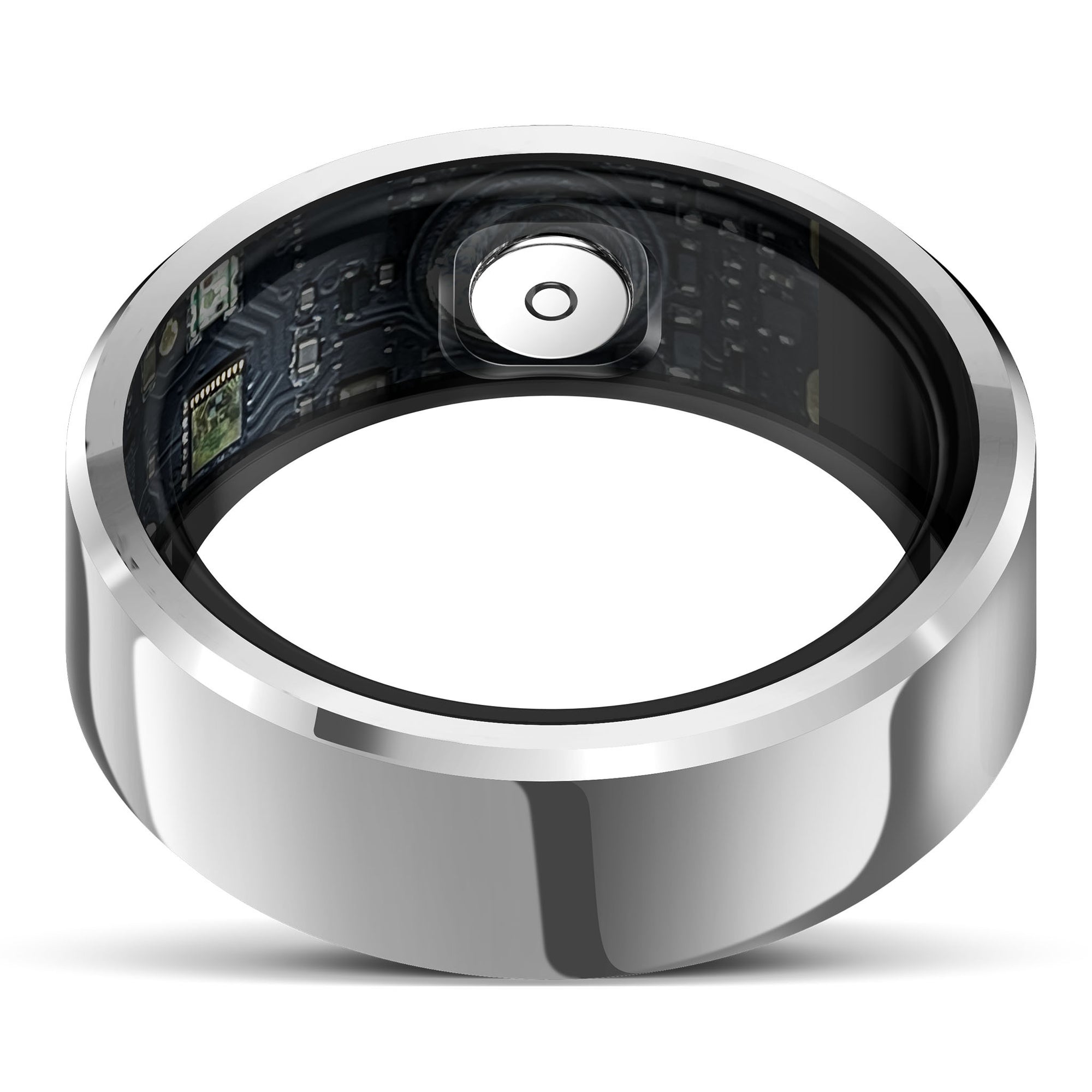 React Smart Ring Licht, zilver