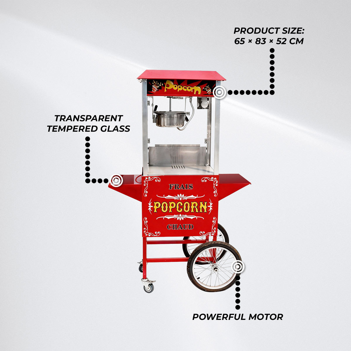 
              Lykke Popcornmachine Premium 1.4 kW
