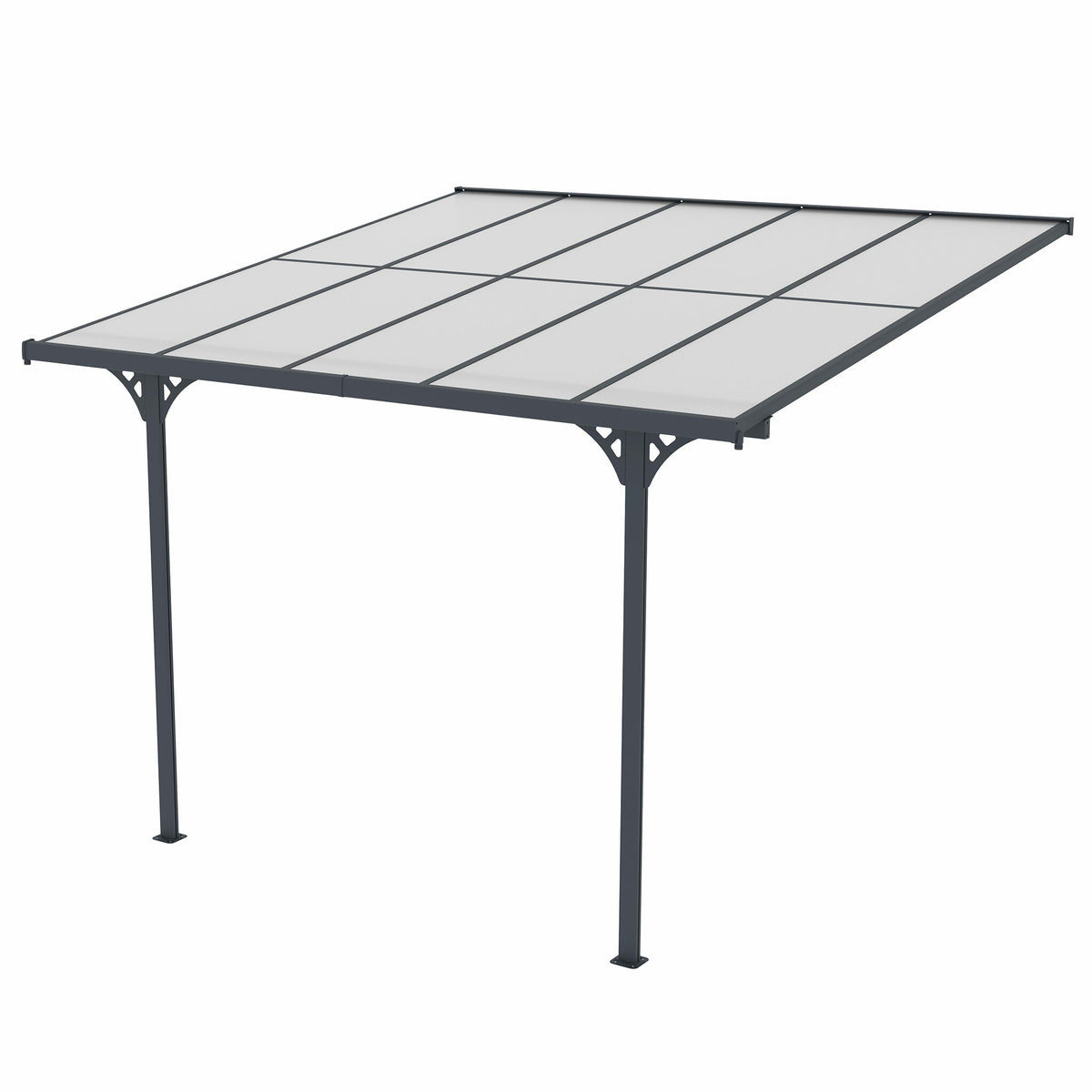 
              Fornorth Patio Cover 313x300x225-270cm