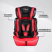 Kikid Siège Auto Basic 76-150cm R129, noir rouge