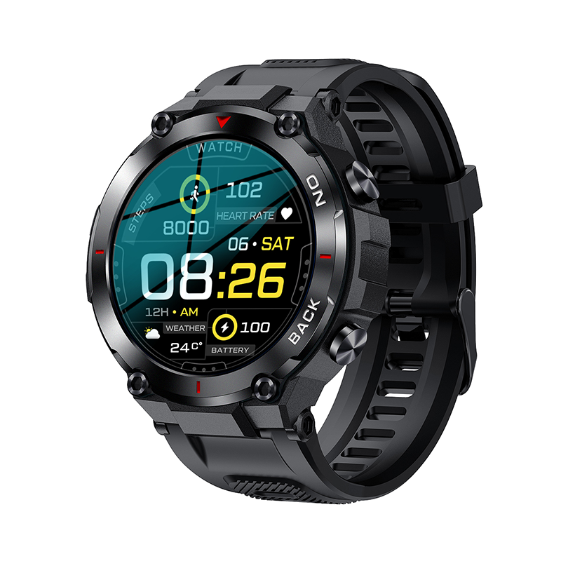 
              Kuura Smart Watch Sport S5 GPS V3, Black