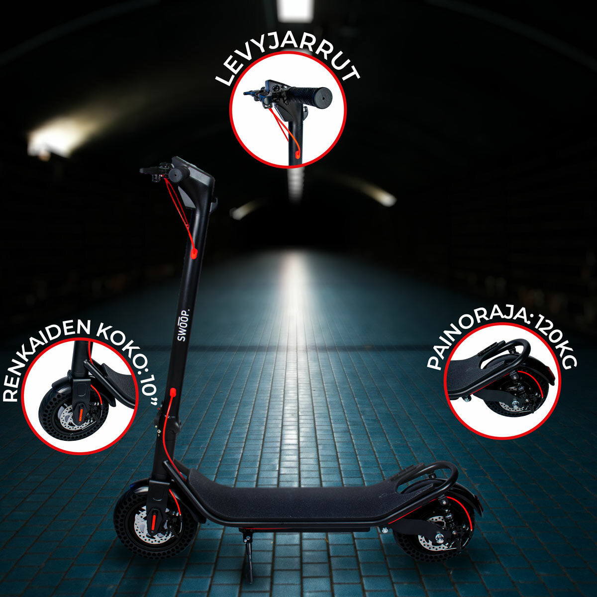 
              Sähköpotkulauta Swoop ES600X