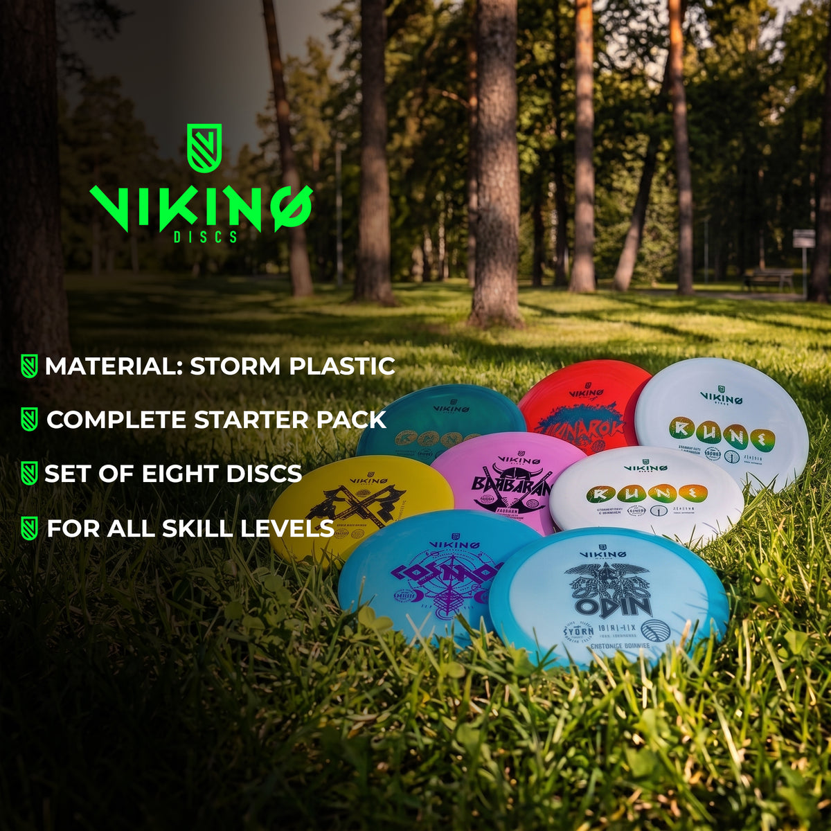 
              Viking Discs Starter Set (8 discs)