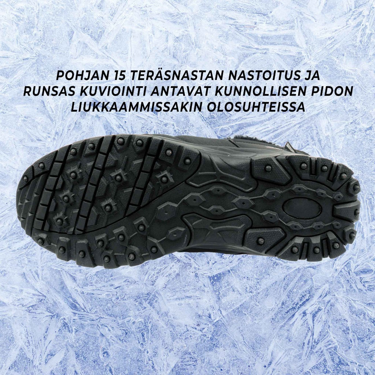 
              Trekker korkeavartiset nastakengät, koot 36-46