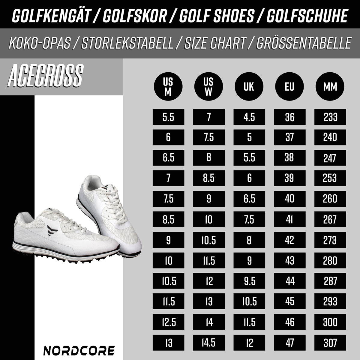 
              Core Golf shoes Acecross