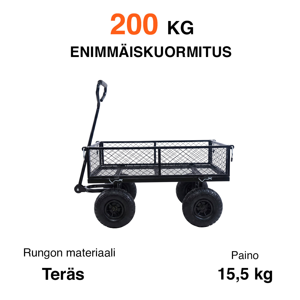 
              Fornorth Puutarhakärry 106x46x95cm