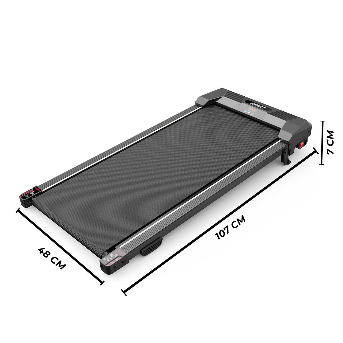 
              React Tapis de marche sous bureau 700 avec fonction de vibration