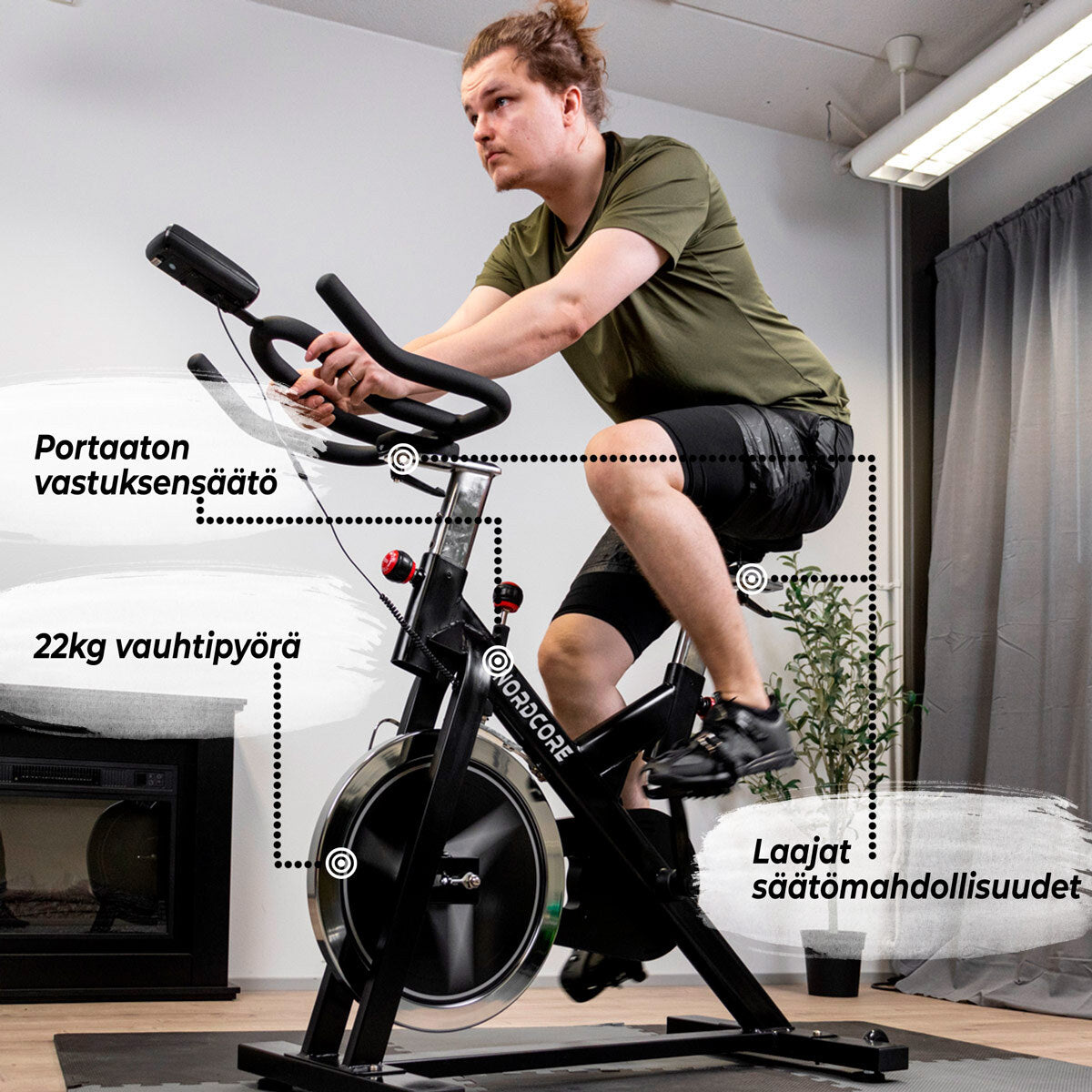 
              Nordcore Spinningpyörä Core 2200