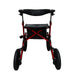 Arvo Deambulatore Rollator Outdoor, Rosso