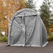 Fornorth Carpa Garaje 4x8m, Gris claro