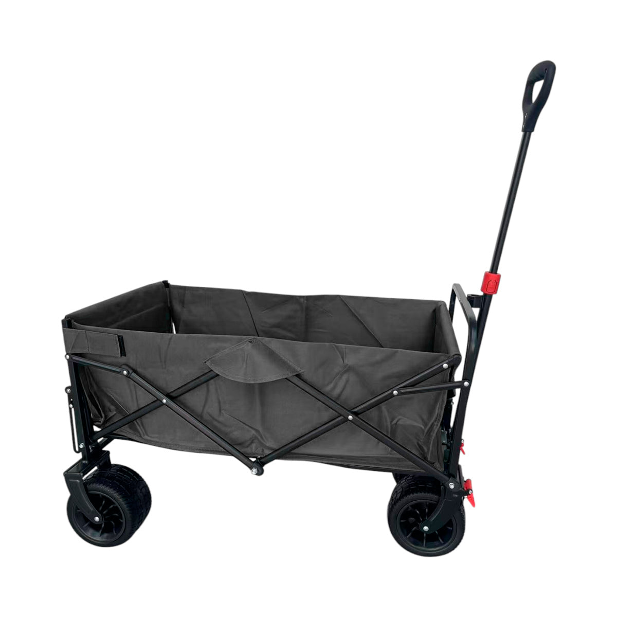 Fornorth Carrello da Giardino 115x61x105cm 100kg, nero