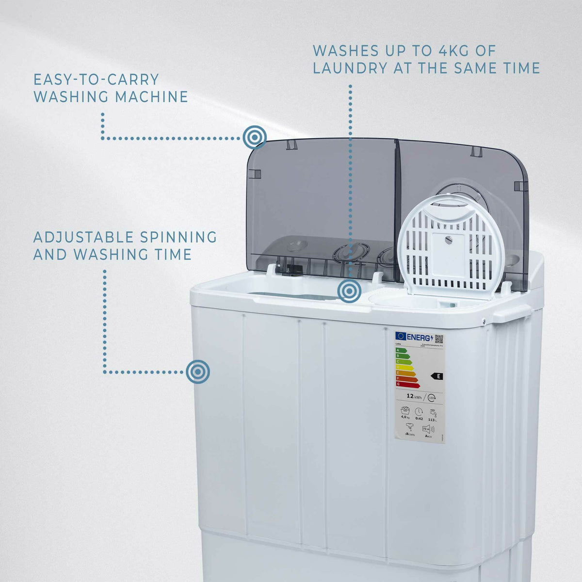 
              Lykke Mini Lavatrice Pro 2000