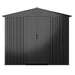 Fornorth Abri de Jardin 5.8m2, noir