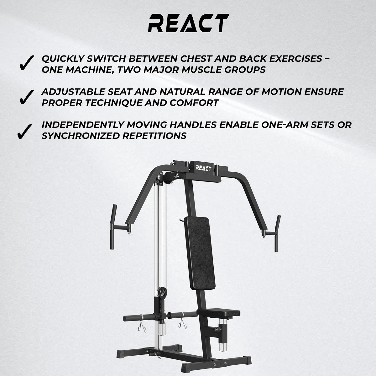 
              React Chest Fly Machine