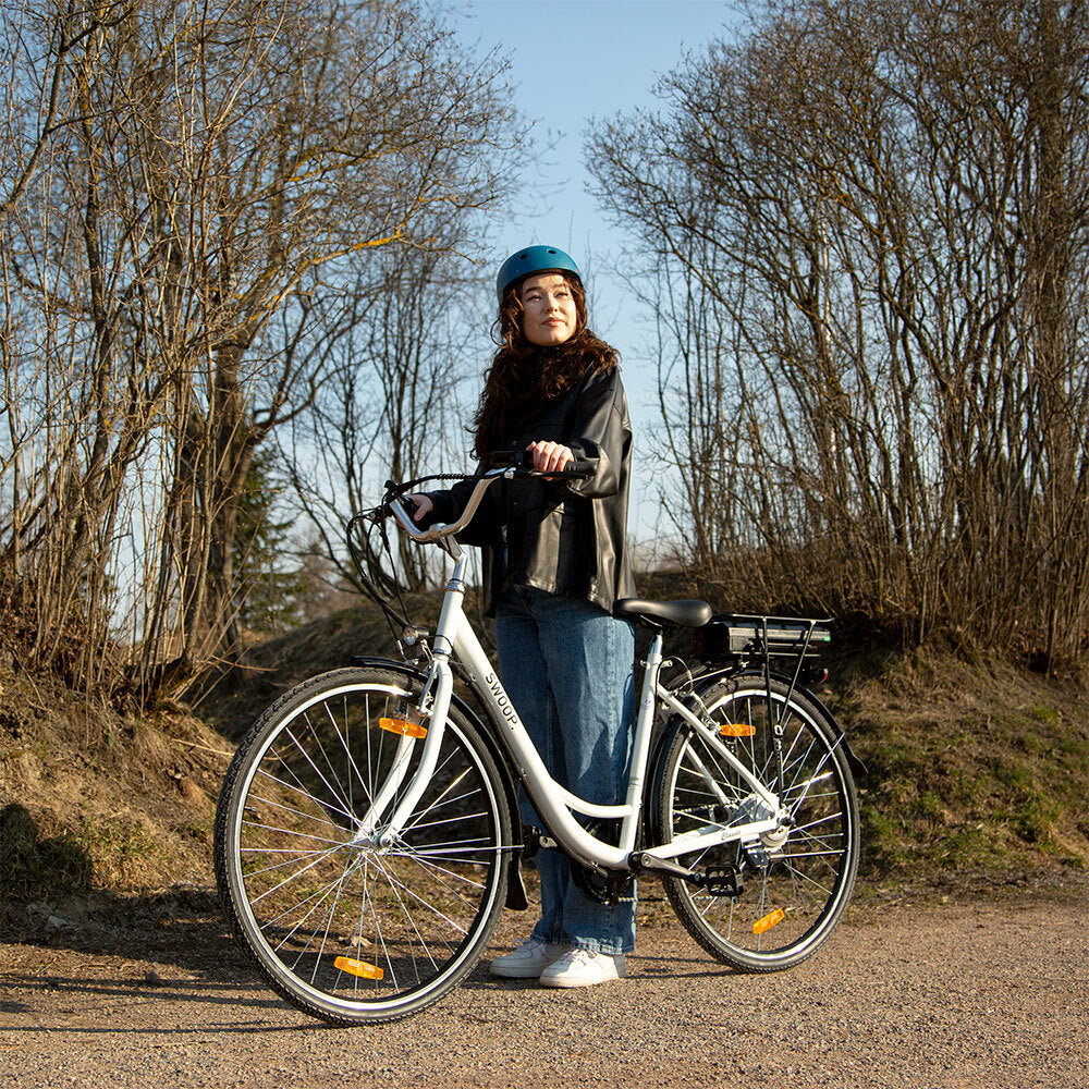 
              Swoop E-Bike Classic, Damen 28&quot; Weiß
