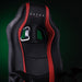 Kuura Gaming Gaming-Stuhl Gamer, Schwarz-rot