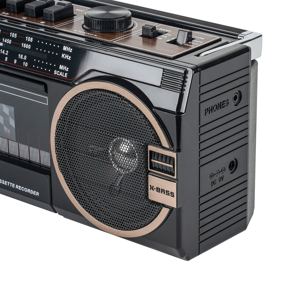 
              Lykke Kassetteafspiller Retro Bluetooth