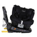 Kikid Kindersitz Premium 40-150cm i-Size 360 ISOFIX R129, schwarz