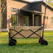 Fornorth Garden Wagon 115x61x105cm 100kg, beige