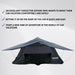 Trekker Tenda da tetto Camper M, nera