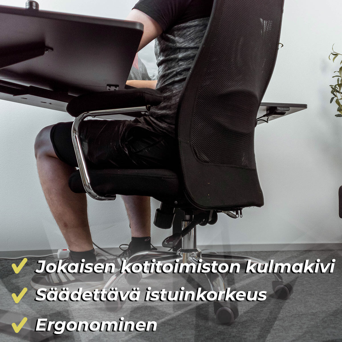 
              Lykke toimistotuoli Office, musta