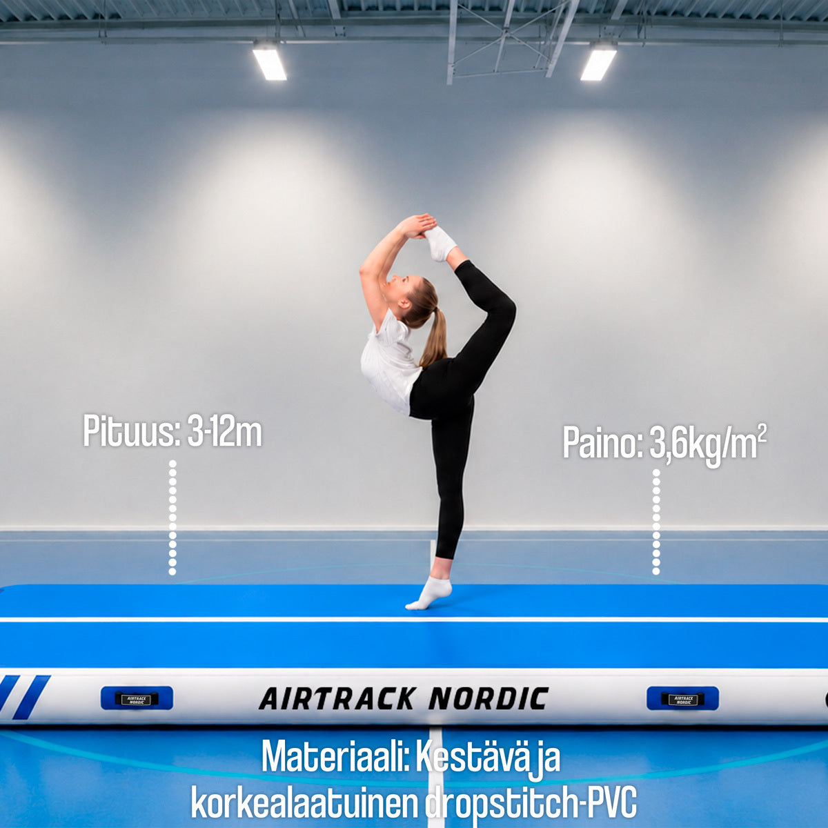 
              AirTrack Nordic Gym Wide ilmavolttipatja