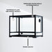 Trekker Terraario 600x450x450mm
