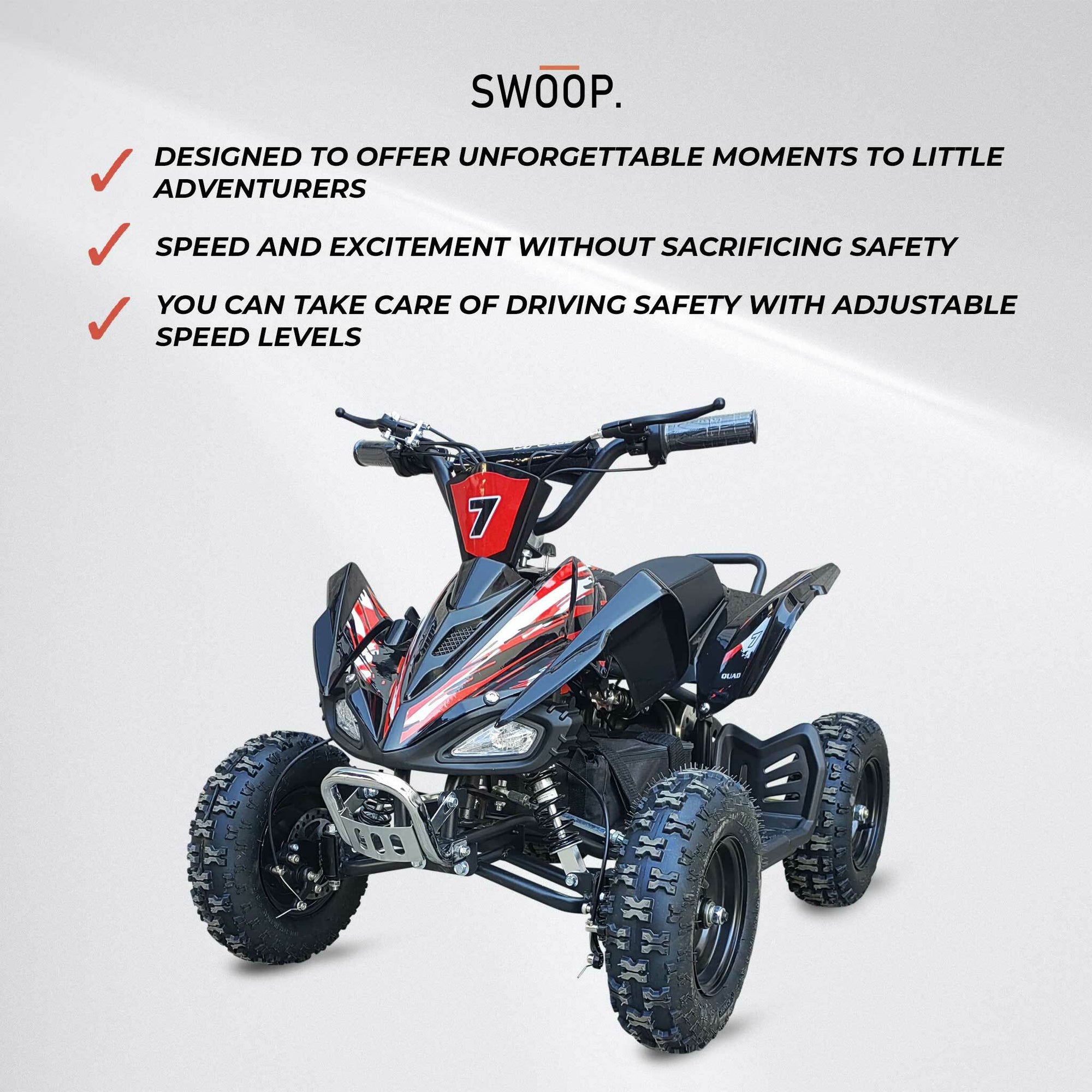 Swoop Quad Eléctrico Adventurer 1000W