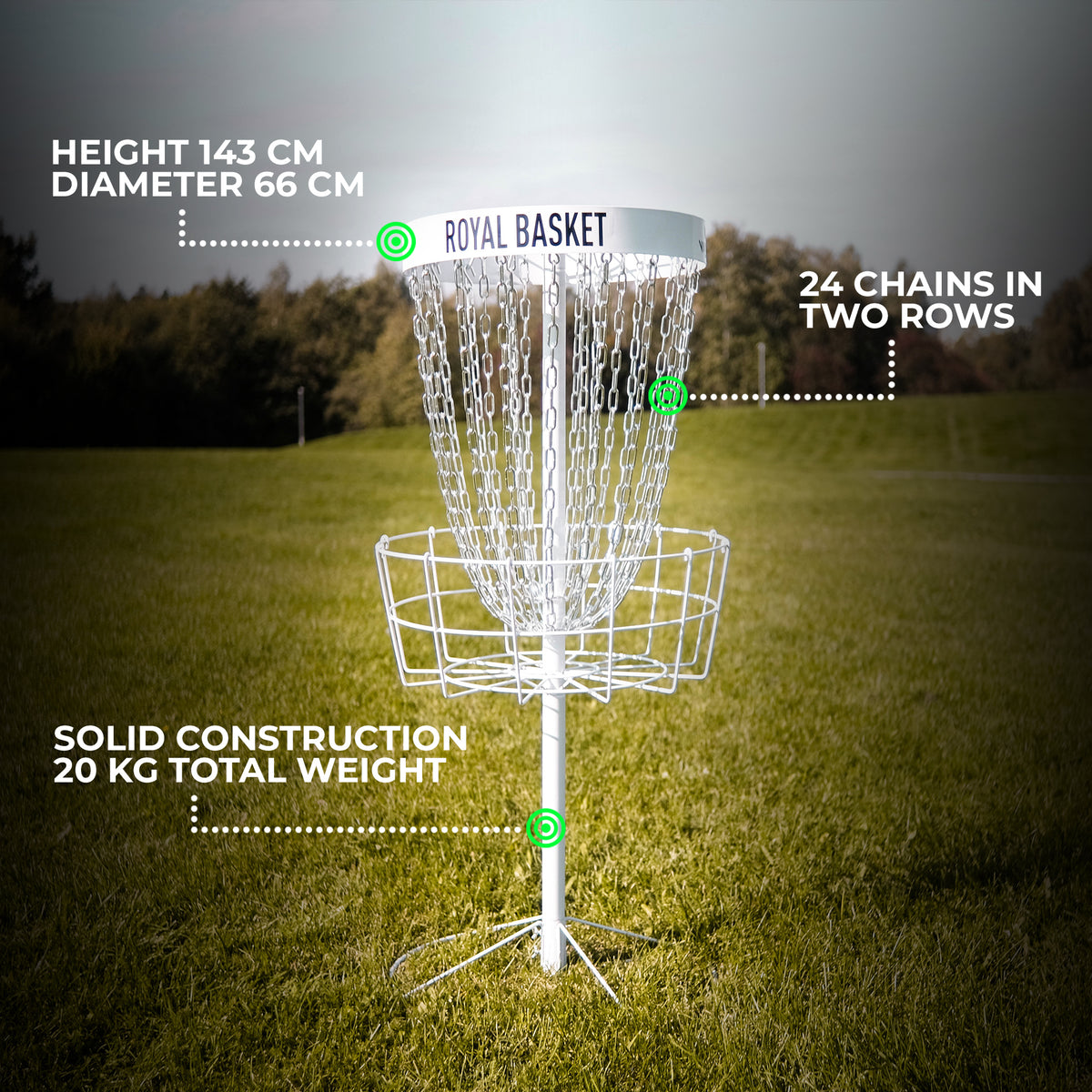 
              Viking Discs Royal Basket disc golf kurv