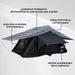 Trekker Kattoteltta Camper M, Musta