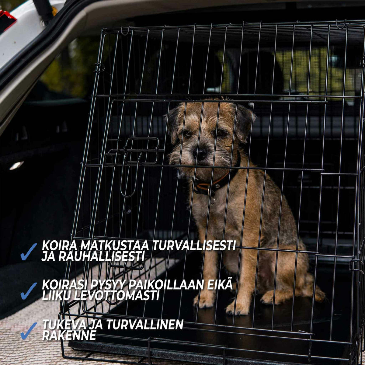 
              Trekker koiran kuljetushäkki viistoperä S