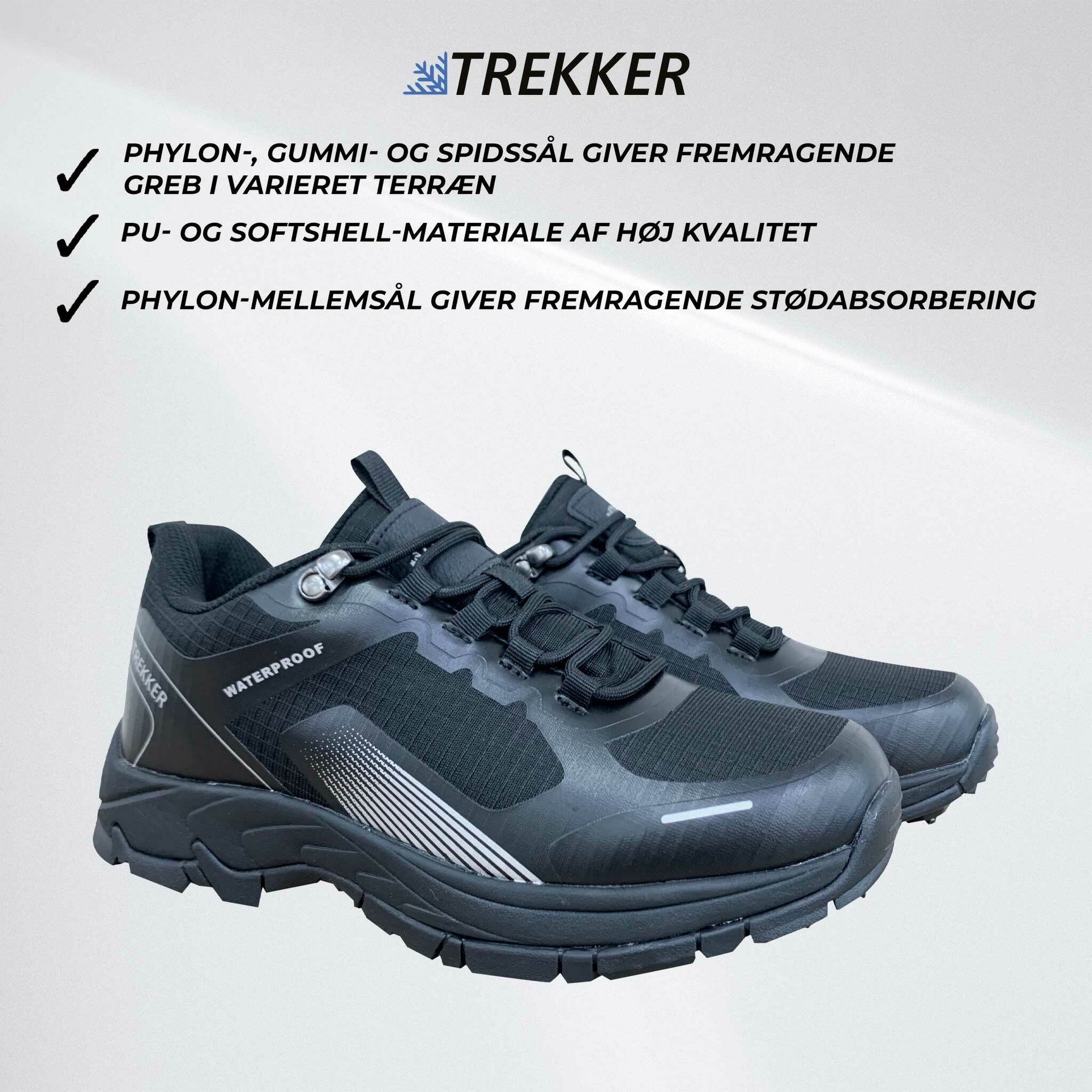 Trekker Winterlaufschuhe mit Spikes ONE